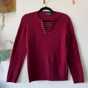 The Kooples Wool and Cashmere Red Sweater
